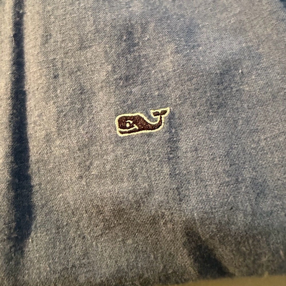 Vineyard Vines slim fit whale shirt Blue Casual button down Shirt size large - Picture 4 of 6